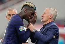 Pogba und Deschamps - Vadim Ghirda/Pool AP/dpa