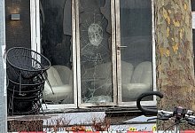 Explosion vor Shisha-Bar in Offenbach - Mike Seeboth/dpa