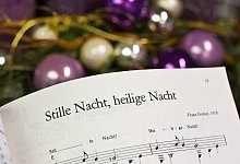 Noten zum Weihnachtslied &laquo;Stille Nacht, heilige Nacht&raquo; - Michael Kappeler/dpa/dpa-tmn
