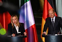 Italienische Ministerpr&auml;sidentin Meloni trifft Kanzler Scholz - Philipp Znidar/dpa