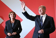 Wahlparty SPD - Foto: Wolfgang Kumm/dpa