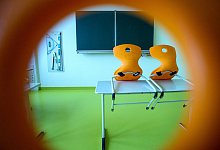 Leeres Klassenzimmer - dpa