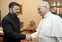 Papst empf&auml;ngt Pr&auml;sidenten der Ukraine - Vatican Media/IPA via ZUMA Press/dpa