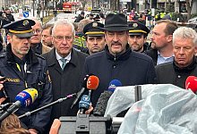 Bayerns Ministerpräsident Markus Söder (CSU, 2.v.r.) - Christoph Trost/dpa