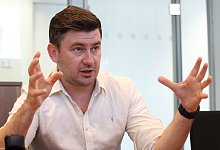 Russischer Schriftsteller Dmitry Glukhovsky - Wolfgang Kumm/dpa