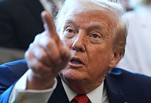 US-Pr&auml;sident Trump - Evan Vucci/AP/dpa