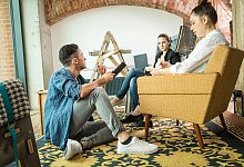 Arbeit im Coworking Space - Christin Klose/dpa-tmn