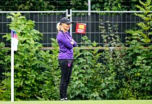 Vor dem Finale der Fußball-EM der Frauen - Training England - Martin Meissner/AP/dpa