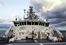 Schiff auf Patrouille - Finnish Border Guard/Rajavartiolaitos/Lehtikuva/dpa