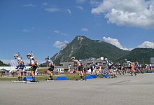 Die Sommer-WM in Ruhpolding hat das bisher gr&ouml;&szlig;te Starterfeld &uuml;berhaupt. - Uwe Lein/dpa