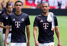 Jamal Musiala (l) und Leroy Sané - Sven Hoppe/dpa