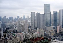 Die Millionenmetropole Chengdu in S&uuml;dwestchina. - Britta Pedersen/dpa-Zentralbild/ZB