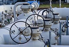 Die Verdichterstation in Mallnow nahe der deutsch-polnischen Grenze &uuml;bernimmt vorwiegend russisches Erdgas. Von der Quelle bis zum Einsatzort legt das Erdgas in der Pipeline &laquo;Jagal&raquo; mehrere tausend Kilometer zur&uuml;ck. - Patrick Pleul/dpa-Zentralbild/dpa