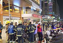 Mann greift Menschen in Taipeh an - Uncredited/kyodo/dpa