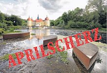 Lustschloss - Archivfoto/-Montage: Bernhard Preu&szlig;