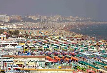 Strand in Riccione - Foto: Matthias Schrader/ picture alliance / dpa