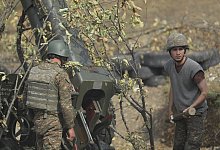 Konflikt in Berg-Karabach - Sipan Gyulumyan/Armenian Defense Ministry Press office/PAN Photo/AP/dpa