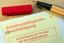 Krankschreibung - Patrick Pleul/dpa-Zentralbild/dpa