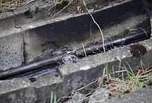 Sabotage an Bahnanlagen - Christoph Reichwein/dpa