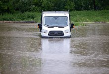 Hochwasser in Bayern - Aichach - Sven Hoppe/dpa/dpa-tmn