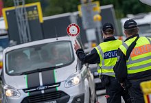 Grenzkontrolle - Peter Kneffel/dpa