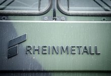 Rheinmetall-Logo - Kay Nietfeld/dpa