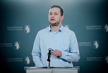 Gr&ouml;nlands Ministerpr&auml;sident Jens Frederik Nielsen - Oscar Scott Carl/Ritzau Scanpix Foto via AP/dpa