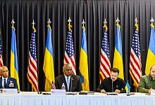 Treffen Ukraine-Kontaktgruppe auf US Air Base Ramstein - Andreas Arnold/dpa