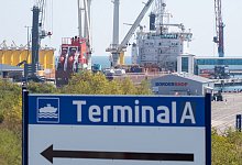 Mukran - Stefan Sauer/dpa