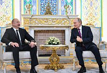 Russischer Präsident Putin in Tadschikistan - Grigory Sysoyev/Pool Sputnik Kremlin/AP/dpa