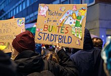 Demonstration nach «Stadtbild»-Aussagen - Münster - Alex Talash/dpa