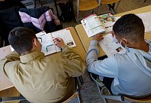 Vom Krieg in der Ukraine auf die Schulbank - Foto: Henning Kaiser/dpa