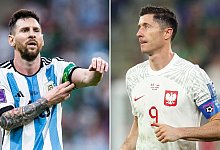 Messi - Lewandowski - Tom Weller/ Christian Charisius/dpa