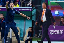 Scaloni und Van Gaal - Tom Weller/dpa