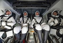 ISS-Mission - «Crew Dragon»-Rückkehr - Keegan Barber/NASA/AP/dpa