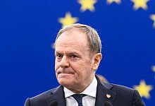 Polens Ministerpräsident Donald Tusk - Pascal Bastien/AP/dpa