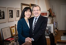 Gerhard Schr&ouml;der & Soyeon Schr&ouml;der-Kim - Michael Kappeler/dpa