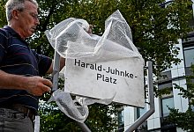 Neuer Harald-Juhnke-Platz in Berlin - Jens Kalaene/dpa