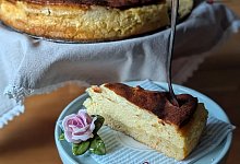 Käsekuchen - Doreen Hassek/hauptstadtkueche.blogspot.com/dpa-tmn