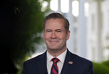 Trumps Sicherheitsberater Mike Waltz bei TV-Interview - Alex Brandon/AP/dpa