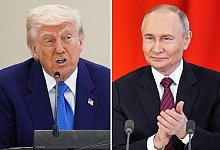 Donald Trump und Wladimir Putin - Brandon/Bednyakov/AP/dpa