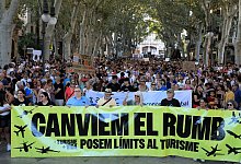 Demo gegen Massentourismus auf Mallorca - Clara Margais/dpa