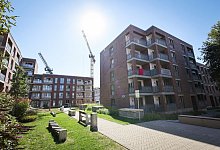 Neubau einer Wohnanlage der bgfg - Christian Charisius/dpa/dpa-tmn