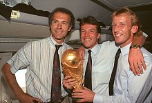 Matth&auml;us und Beckenbauer - Wolfgang Eilmes/dpa