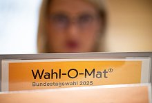 Bundestagswahlkampf - Wahl-O-Mat - Sebastian Christoph Gollnow/dpa