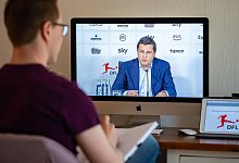 DFL-Videoschalte - Foto: Guido Kirchner/dpa