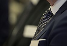 Gesch&auml;ftsmann - David Young/dpa