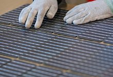 Solarenergie in der W&uuml;ste Chinas - Zhang Cheng/XinHua/dpa