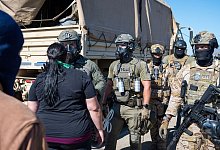 Razzien auf kalifornischer Farm durch US-Einwanderungsbehörde - Michael Owen Baker/AP/dpa