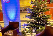 AfD streitet mit Landtag &uuml;ber Weihnachtsbaum - --/AfD Fraktion/dpa